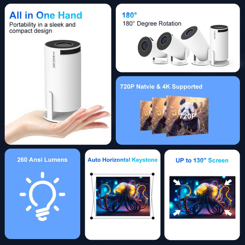 Projector HY300 Pro 4K Home Cinema