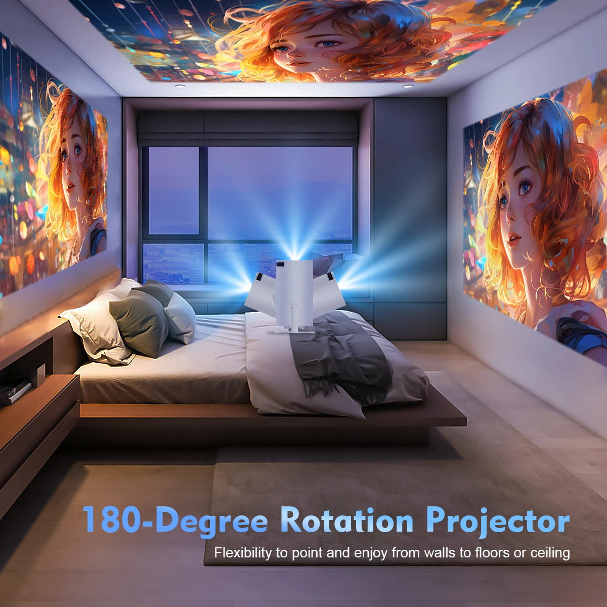 Projector HY300 Pro 4K Home Cinema